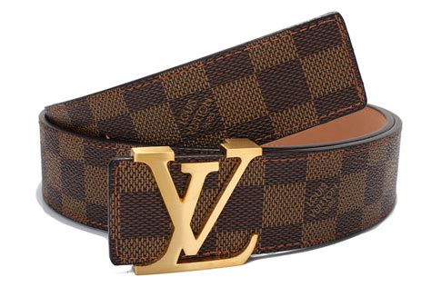 lv damier belt brown